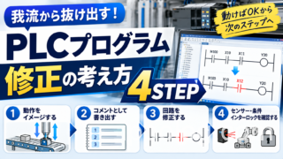 PLCプログラム修正の考え方｜我流から抜け出す4STEP