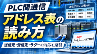 PLC通信アドレス表の読み方|送信元・受信先・ラダーの対応を整理する方法